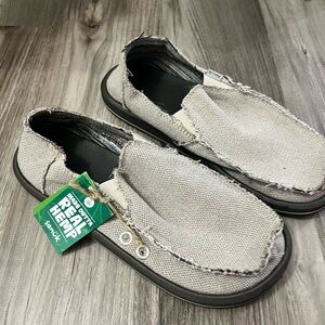Sanuk Men's Tan Slip-On Shoes